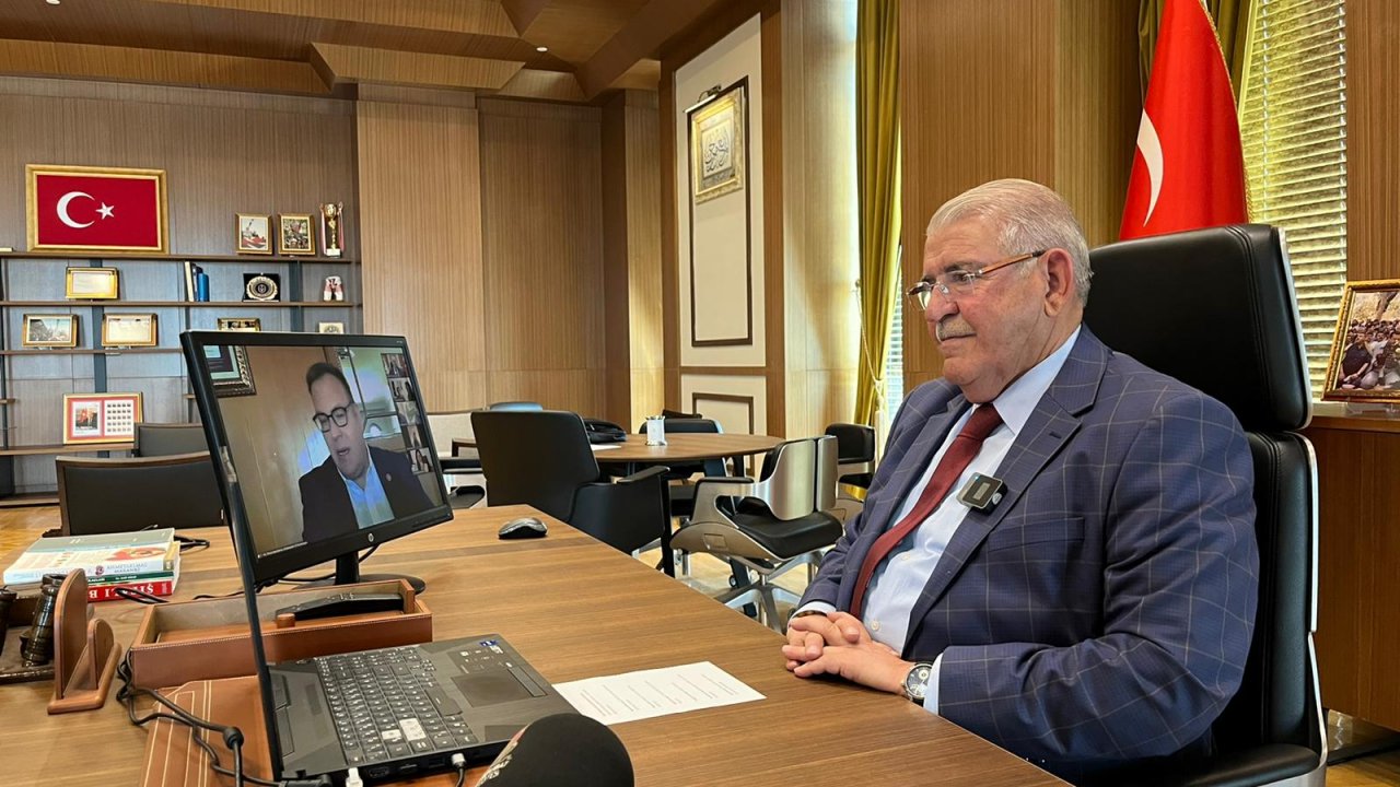 Başkan Mahçiçek, Karadağ’lı yetkililerle çevrimiçi toplantı yaptı