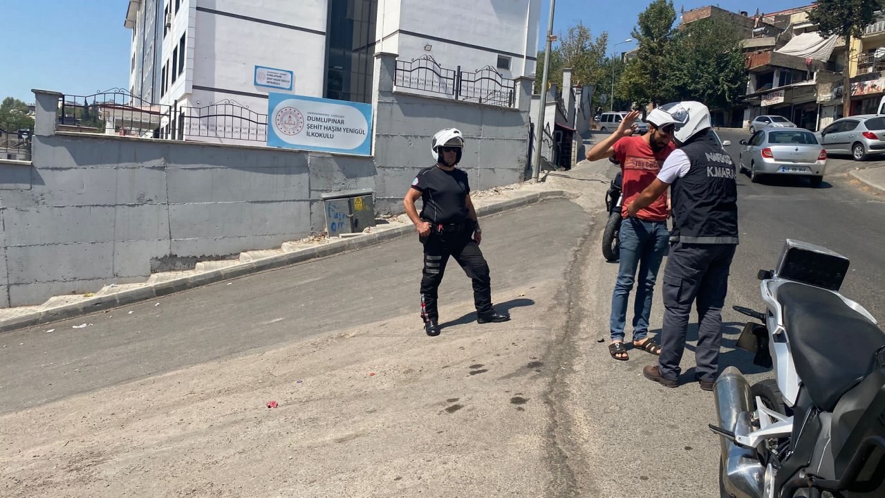 Kahramanmaraş Emniyetinden okul önlerinde denetim!