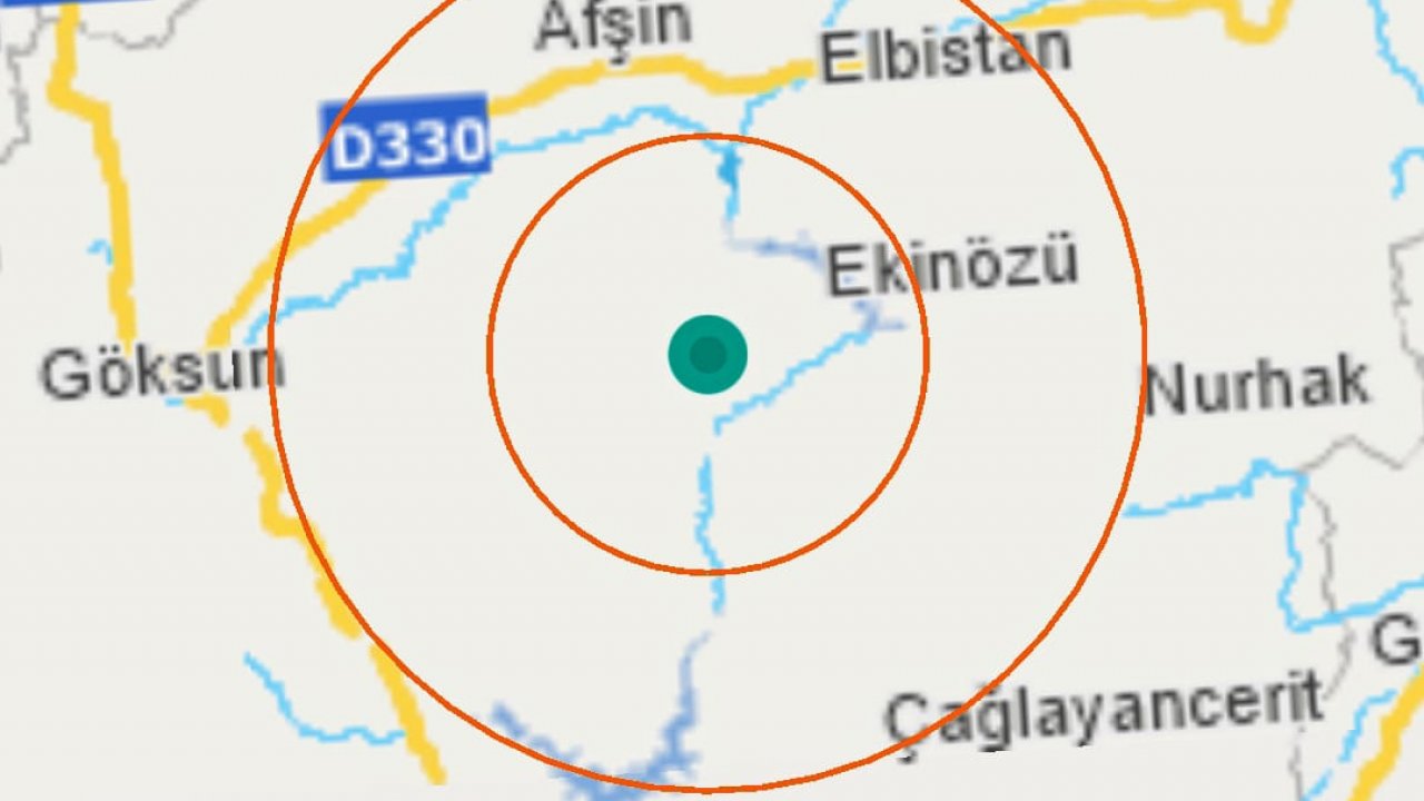 Ekinözü’nde 2.3 şiddetinde deprem!  