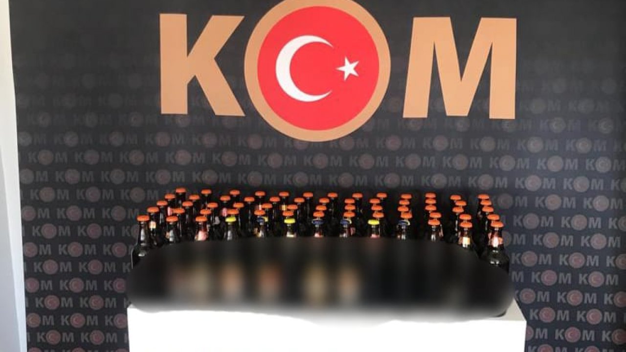 Elbistan’da sahte alkol operasyonu! 2 gözaltı