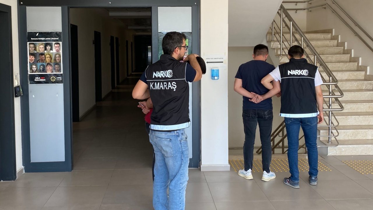 Kahramanmaraş polisi uyuşturucu tacirlerini yakaladı!