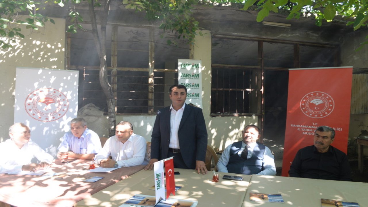 Kahramanmaraş İl Tarım ve Orman Müdürlüğü mahalle toplantılarına devam ediyor