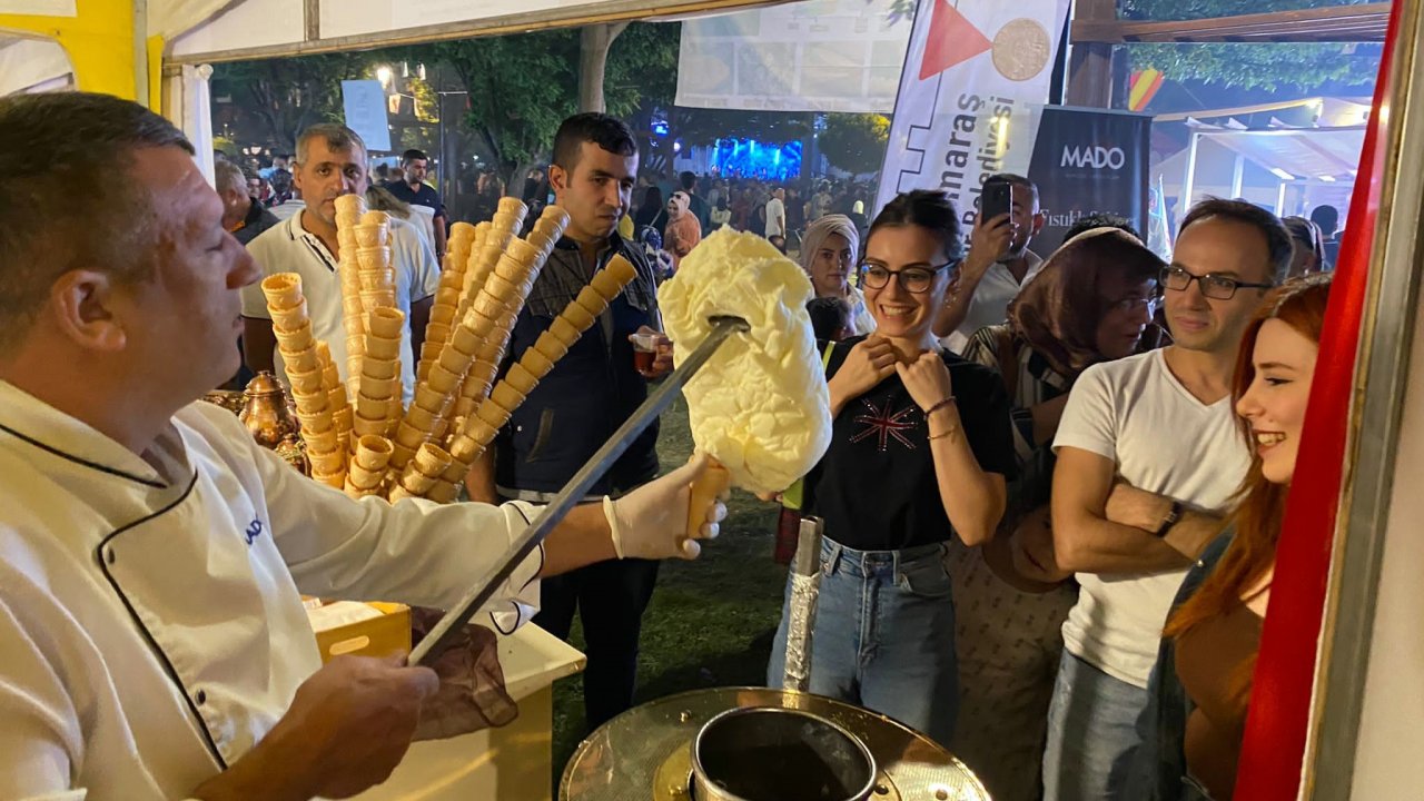 Gastroantep Uluslararası Gastronomi Festivaline Maraş Dondurması Damga Vurdu!