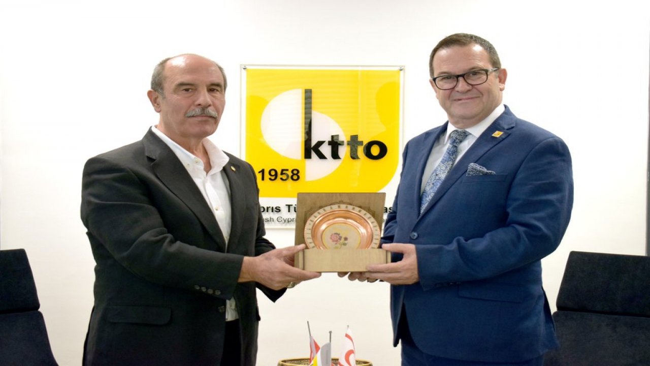 KMTSO Başkanı Şahin Balcıoğlu’ndan KKTC’de ziyaret!