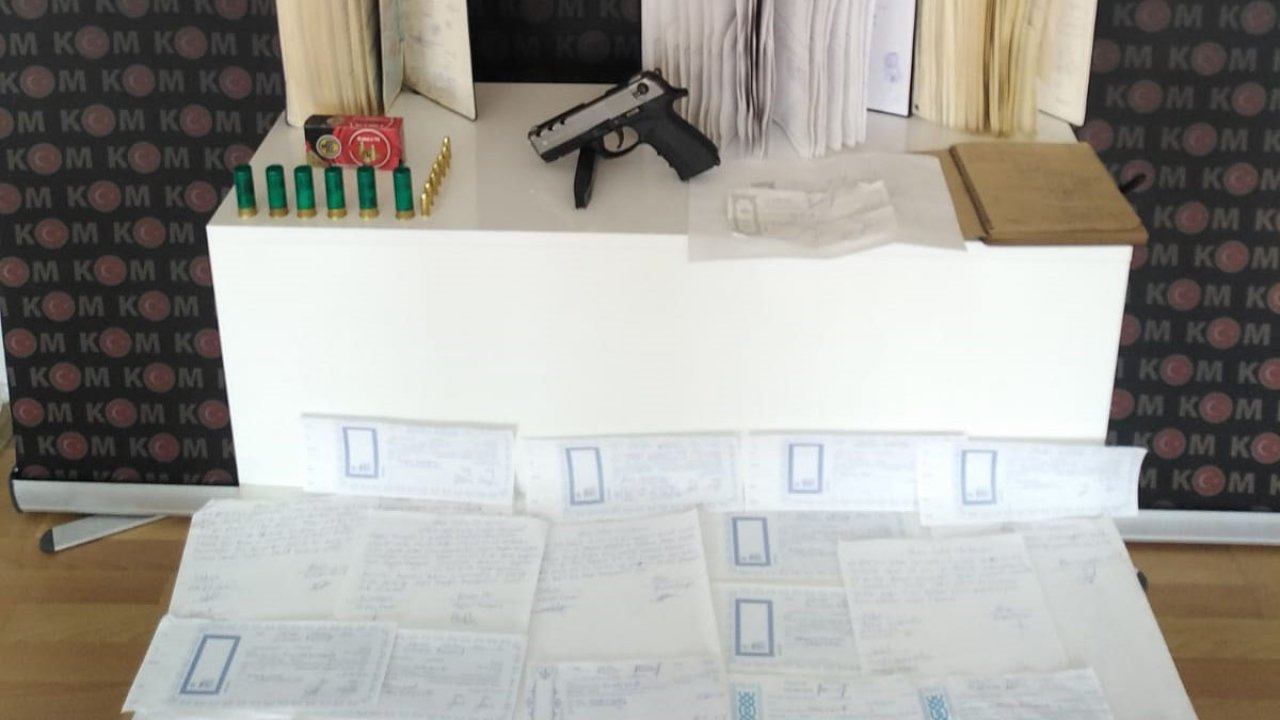 Elbistan’da tefeci operasyonu! İki gözaltı