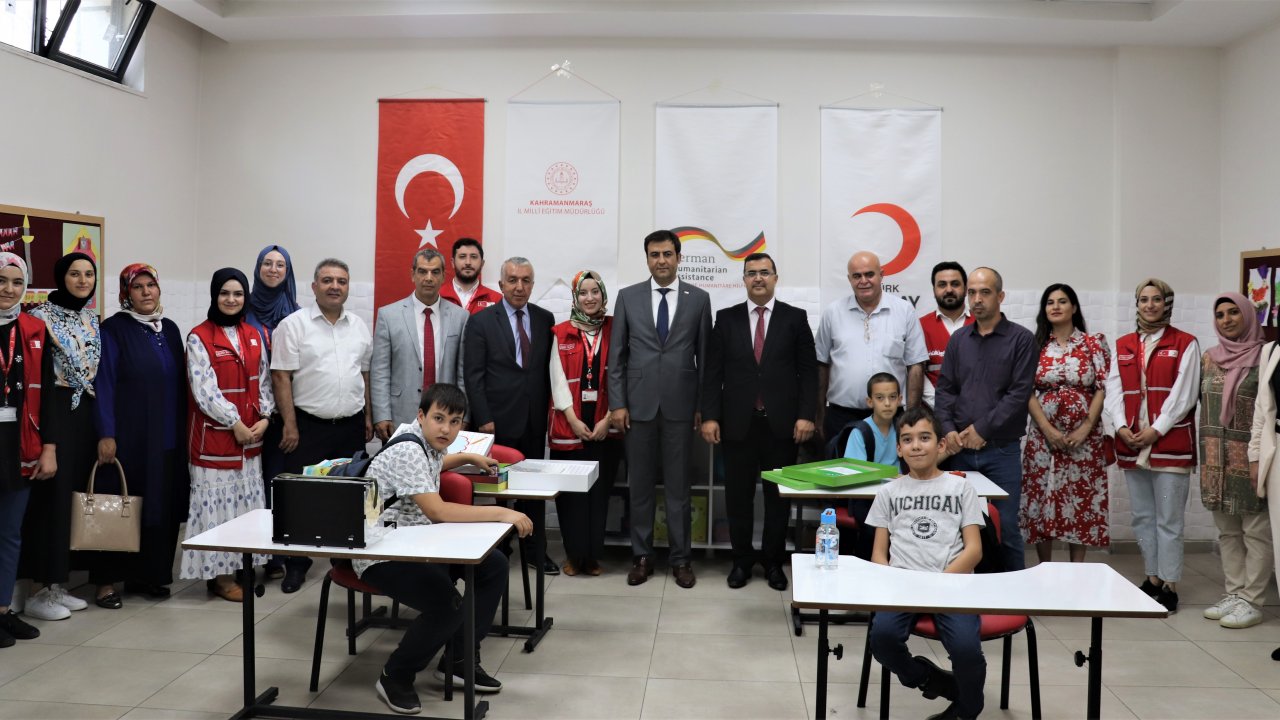 Kahramanmaraş’ta Kızılay’dan Özel Eğitim Öğrencilerine Destek!