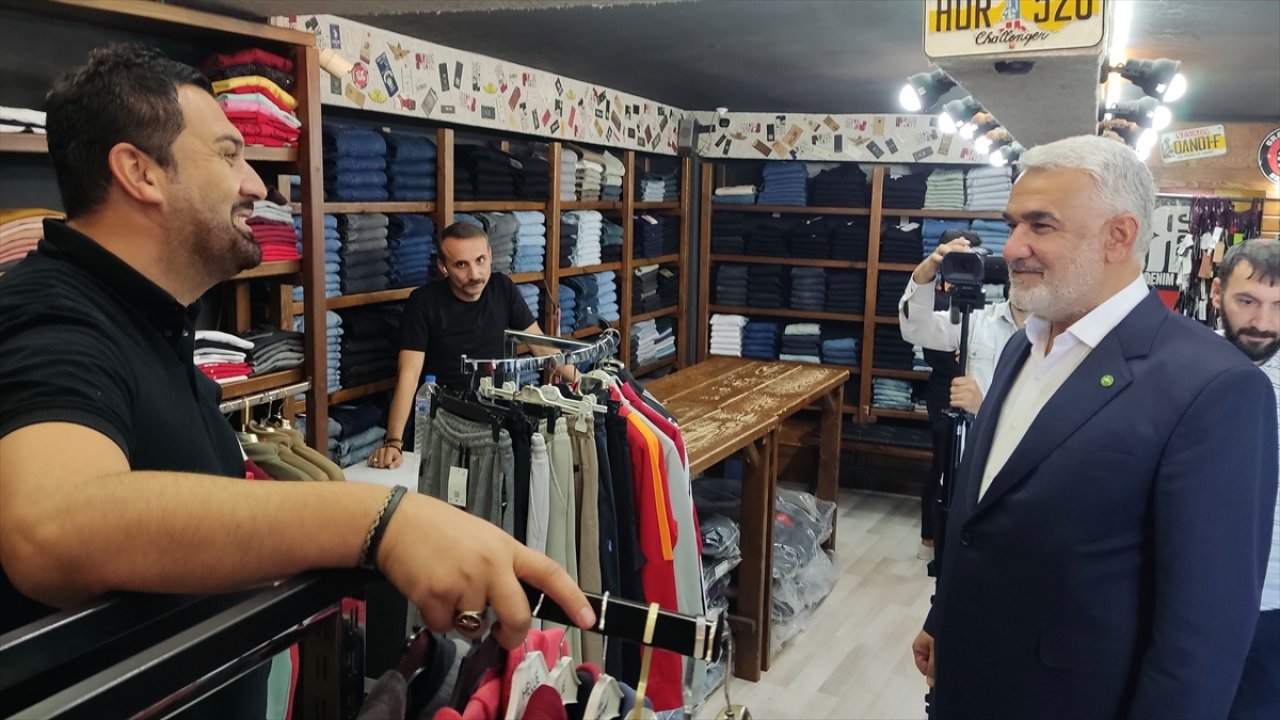 HÜDA PAR Genel Başkanı Yapıcıoğlu, Kahramanmaraş'ta esnaf ziyareti yaptı!