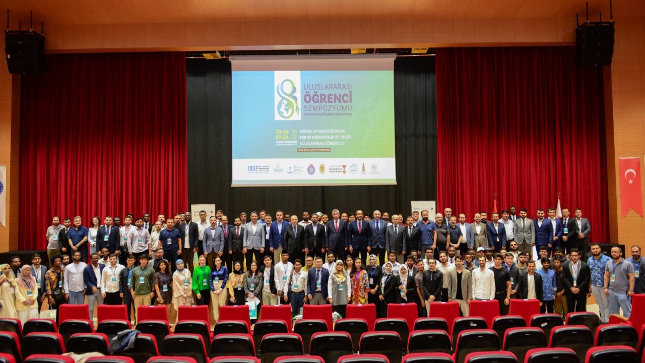 8. Uluslararası Öğrenci Sempozyumu Kahramanmaraş’ta Gerçekleştirildi