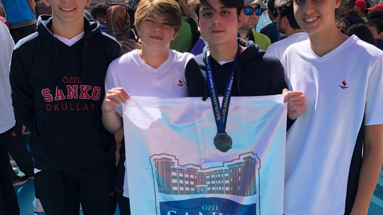 SANKO Okulları Rumkale Su Sporları Festivalinde Beş Derece Elde Etti