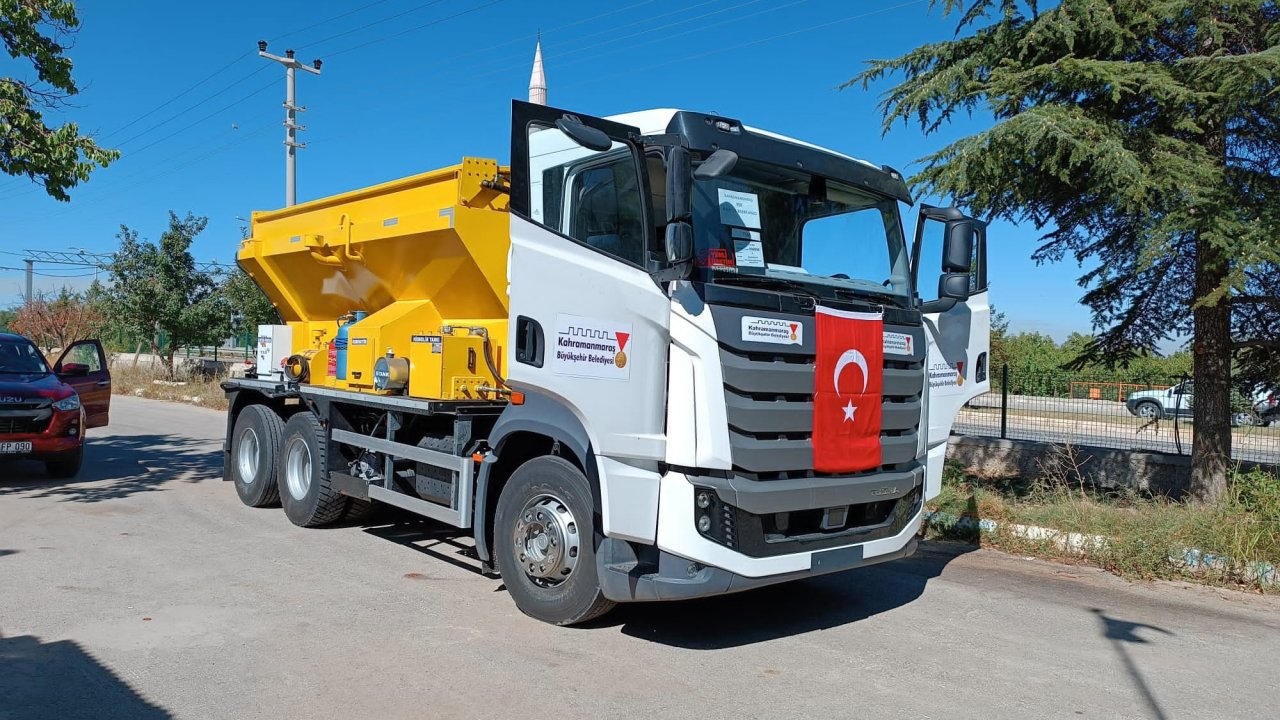 Kahramanmaraş Büyükşehir filosuna yeni araç!