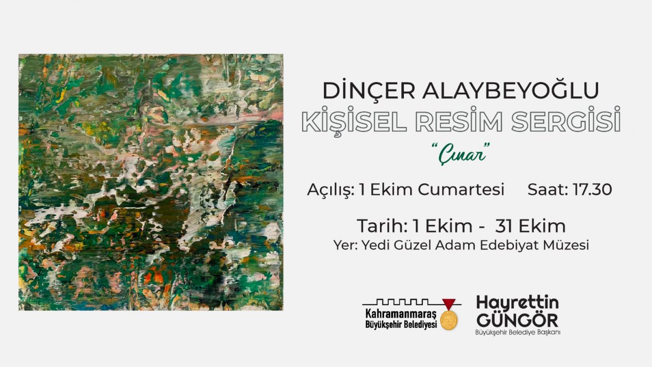 “Çınar” Resim Sergisi Kapılarını Sanatseverlere Açıyor