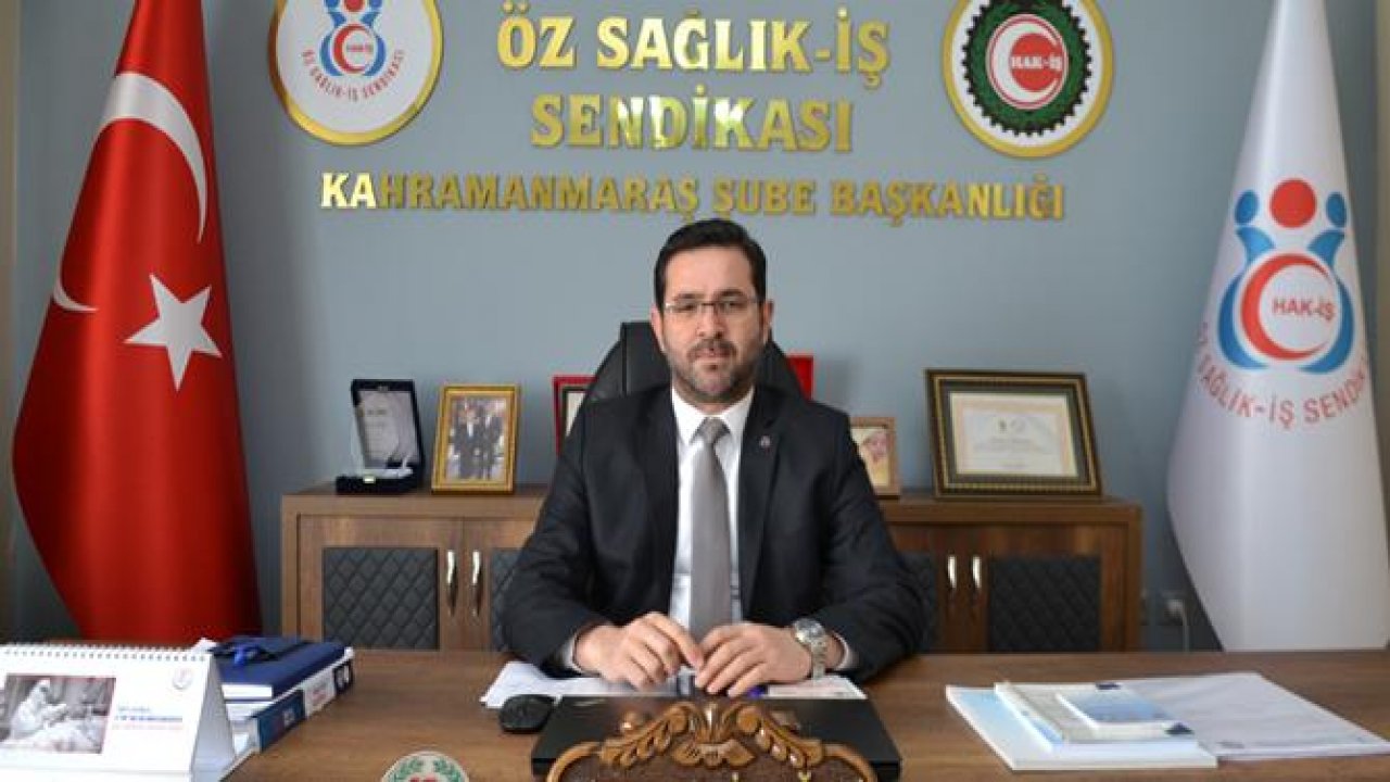 Öz Sağlık-İş  Kahramanmaraş Şube başkanı Murat Arifoğlu güven tazeledi!