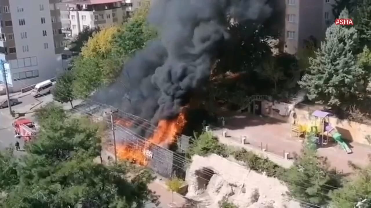 Kahramanmaraş’ta korkutan yangın!