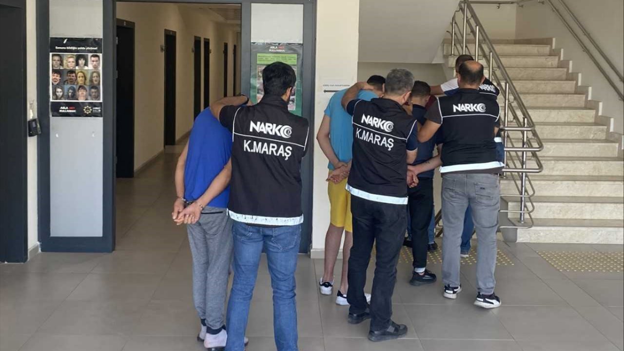 Kahramanmaraş'ta uyuşturucu operasyonunda 3 zanlı tutuklandı