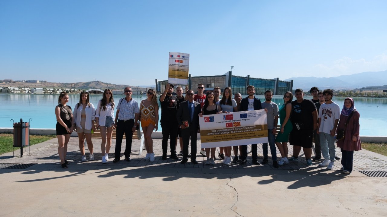 Makedon öğrenciler Onikişubat EXPO 2023 alanına hayran kaldı!