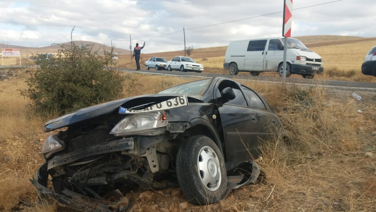 Elbistan’da trafik kazası! 2 yaralı