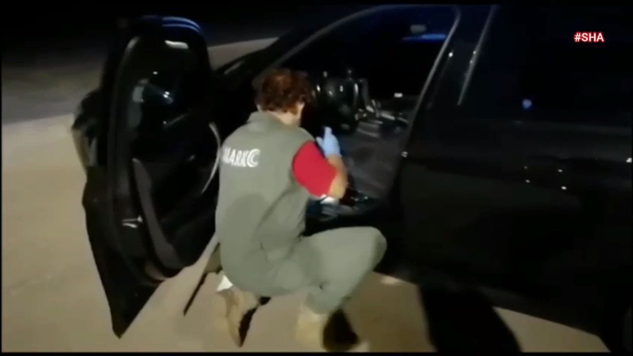 Afşin’de ehliyetsiz sürücünün aracından uyuşturucu çıktı!