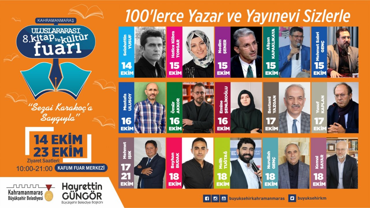 Uluslararası Kitap ve Kültür Fuarı Kahramanmaraş’ta Başlıyor!