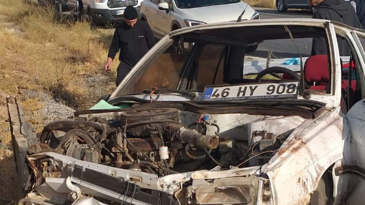 Afşin’de feci kaza! 1 ağır 2 yaralı var