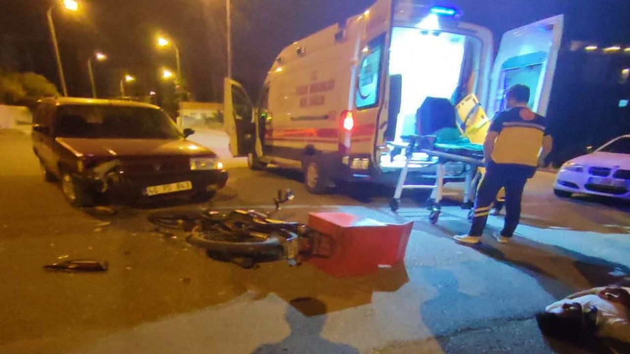 Kahramanmaraş’ta otomobil ile motosiklet çarpıştı!