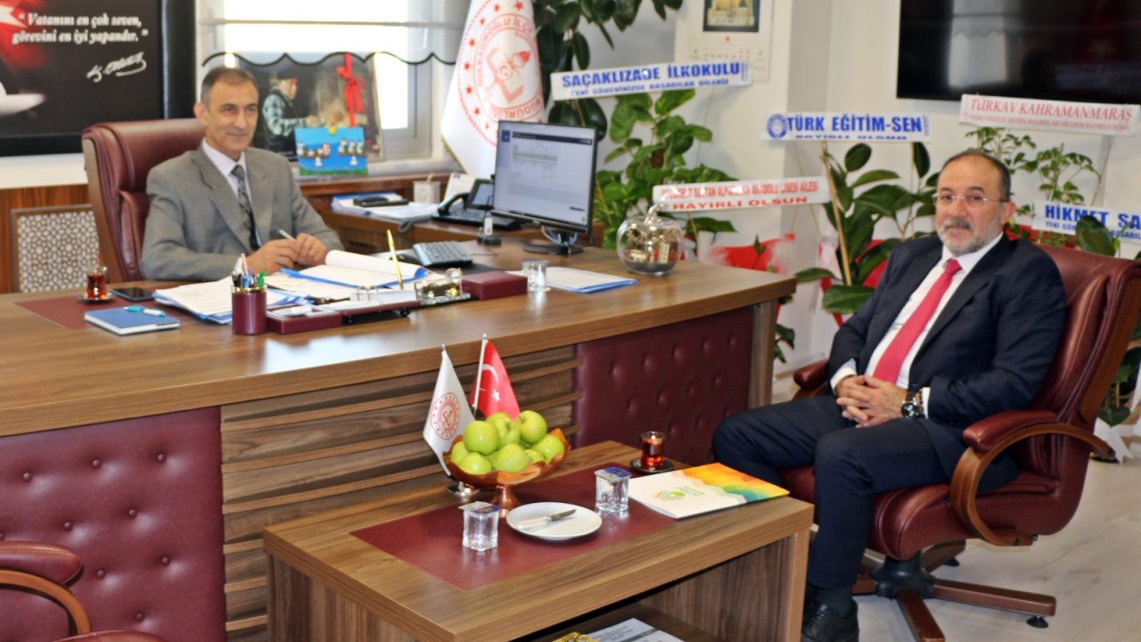 Başkan Güven’den İlçe Milli Eğitim Müdürü Mart’a ziyaret!