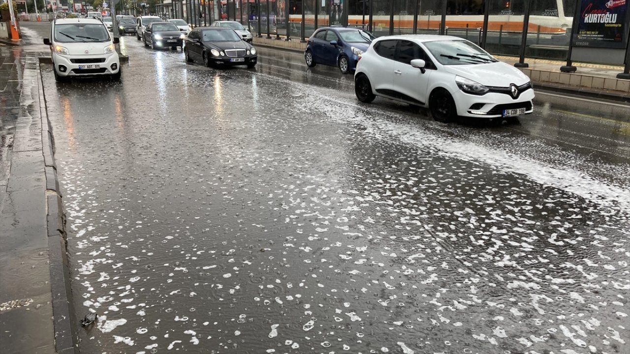 Gaziantep'te sağanak etkili oldu
