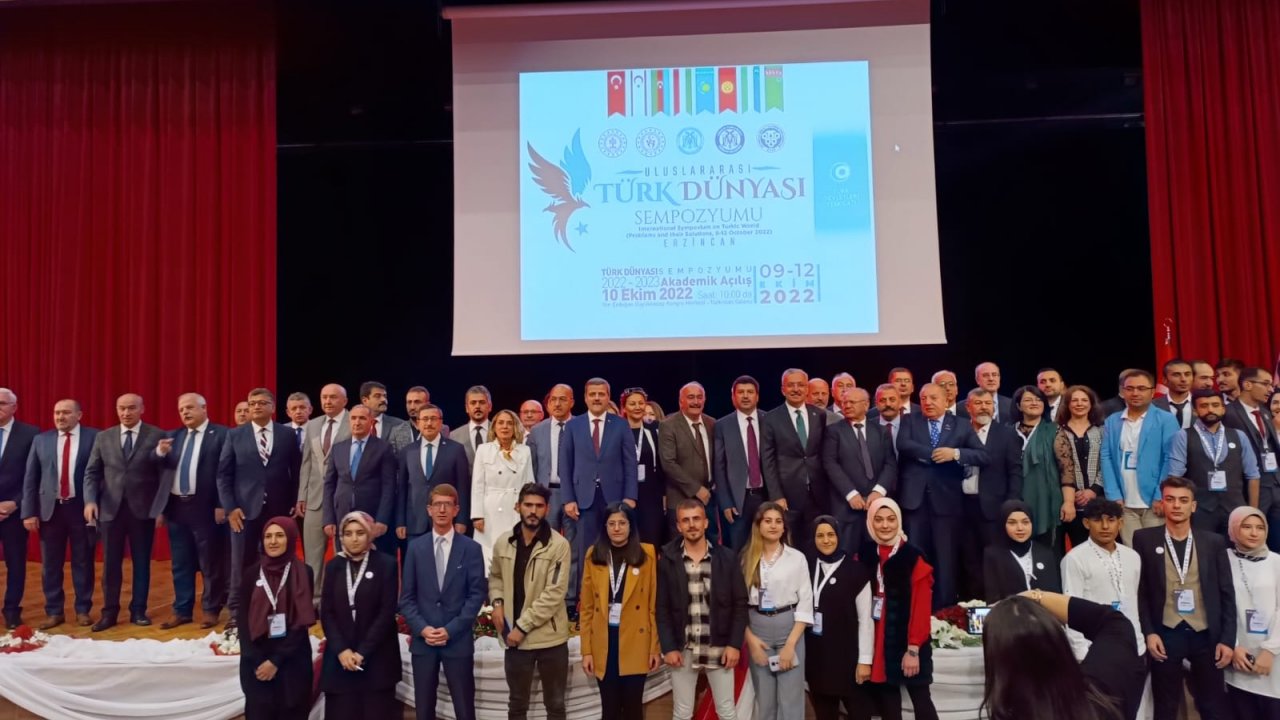 KSÜ Rektörü Prof. Dr. Yasım Uluslararası Türk Dünyası Sempozyumuna katıldı