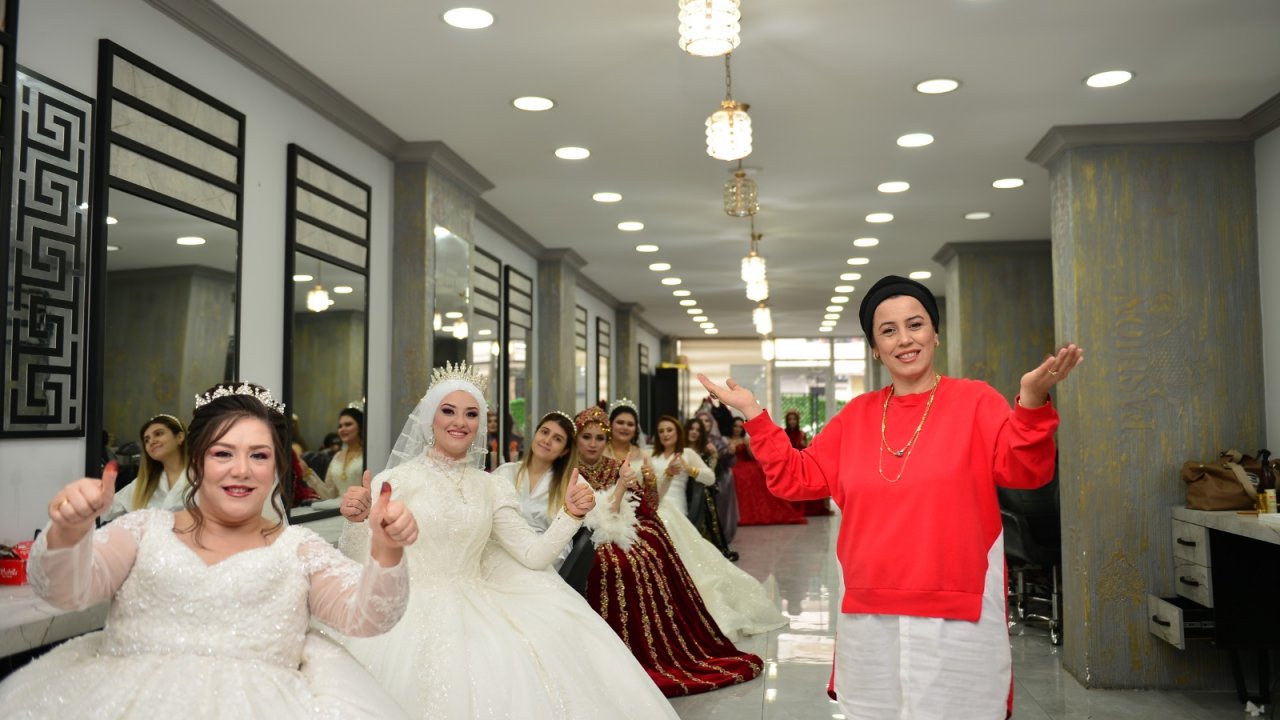 Ağrı'dan Kahramanmaraş'a gelin başı yaptırmak için geliyorlar!