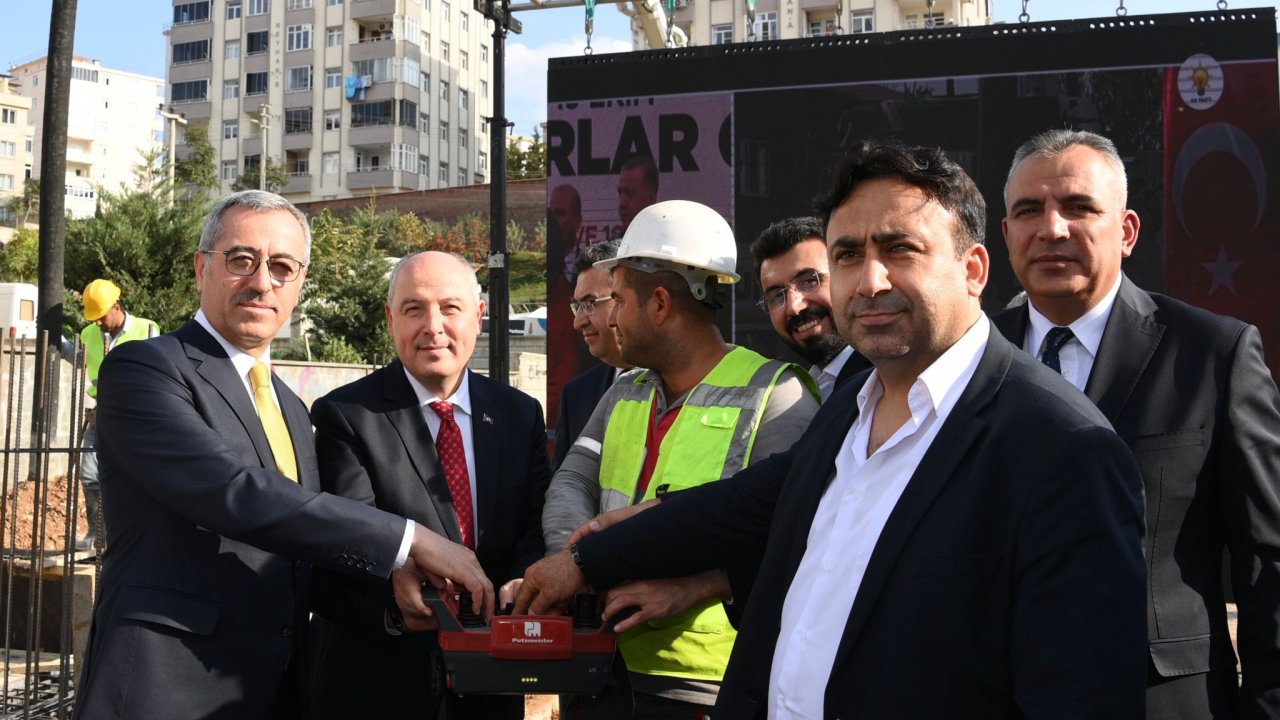 Kahramanmaraş’ta Muhtarlık Hizmet Binasının Temeli Atıldı