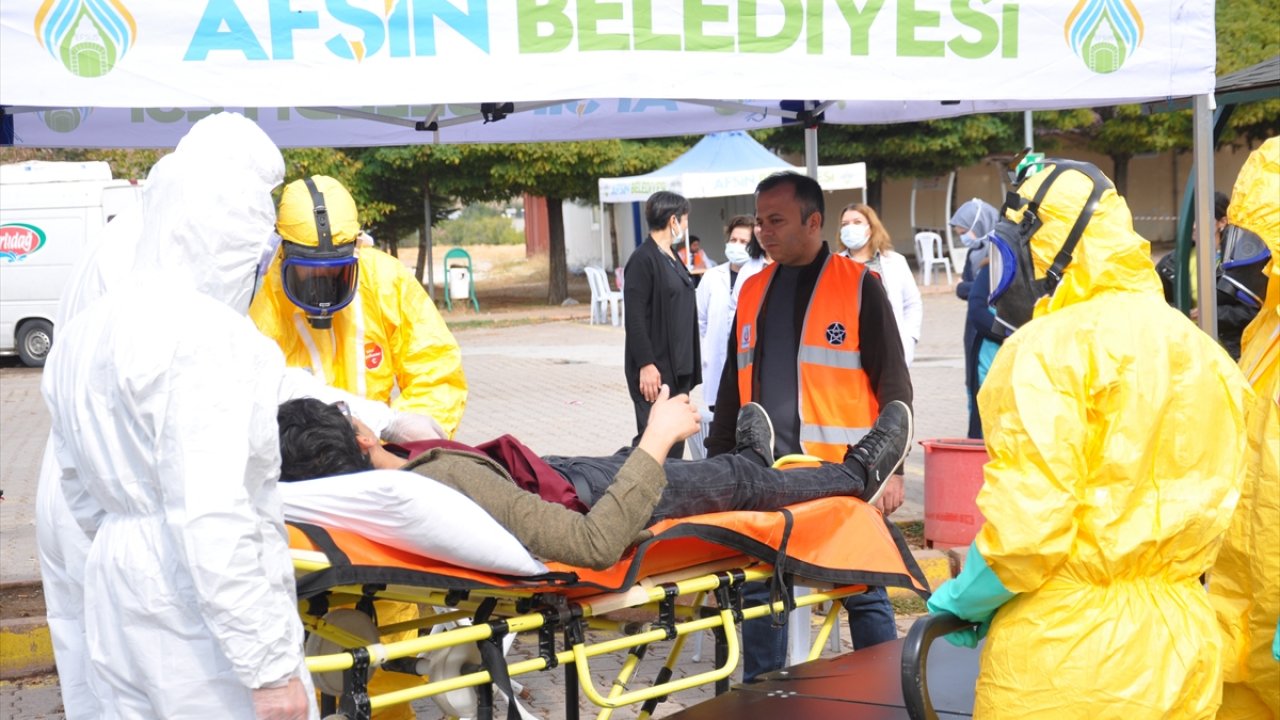 Afşin’de KBRN tatbikatı!