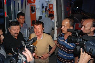 Osman Pamukoğlu kaza geçirdi