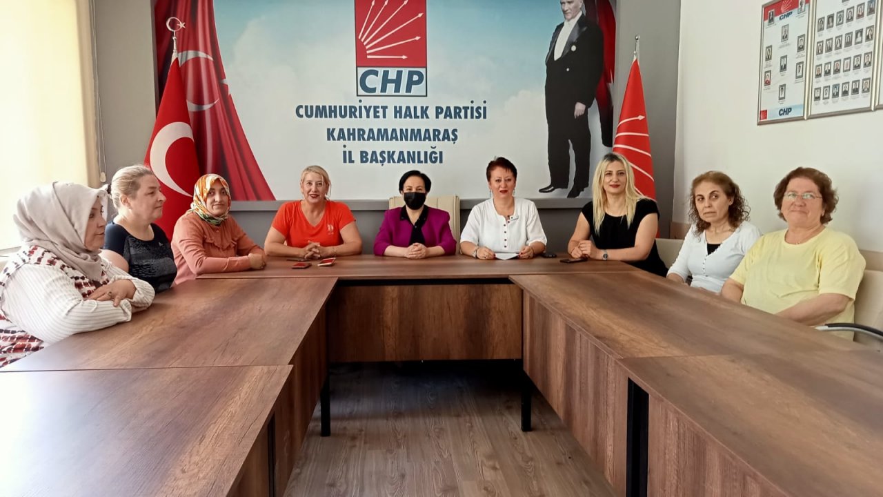 CHP Kahramanmaraş kadın kollarından basın açıklaması!