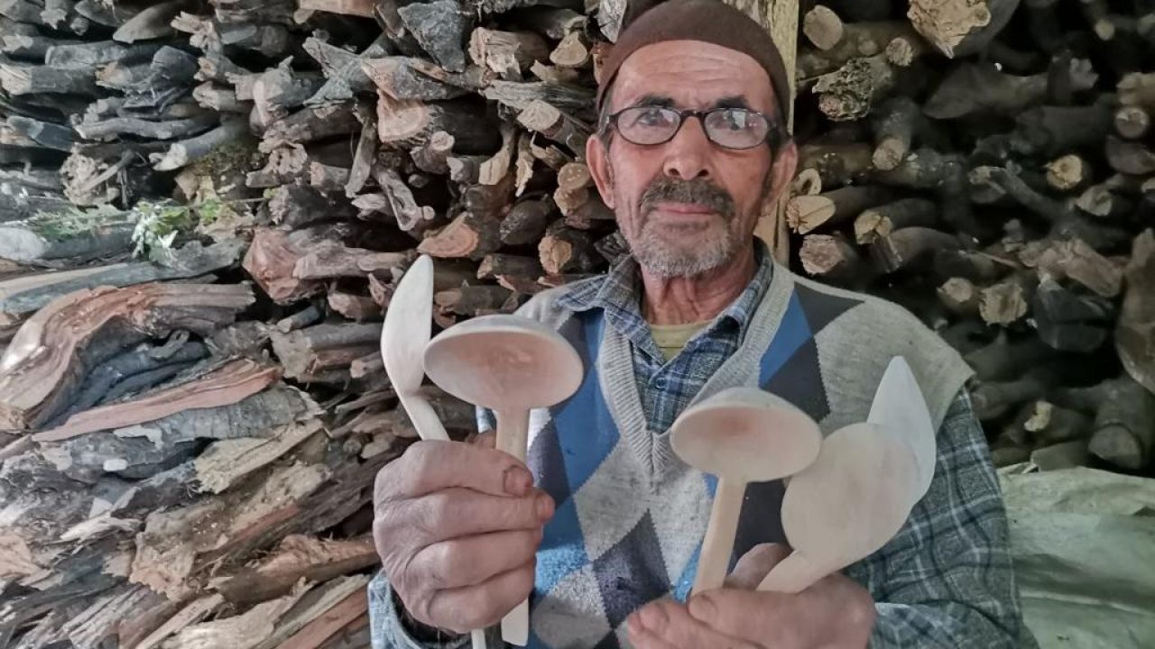 Kahramanmaraş’ta şimşir kaşıklar geçim kaynağı oldu!