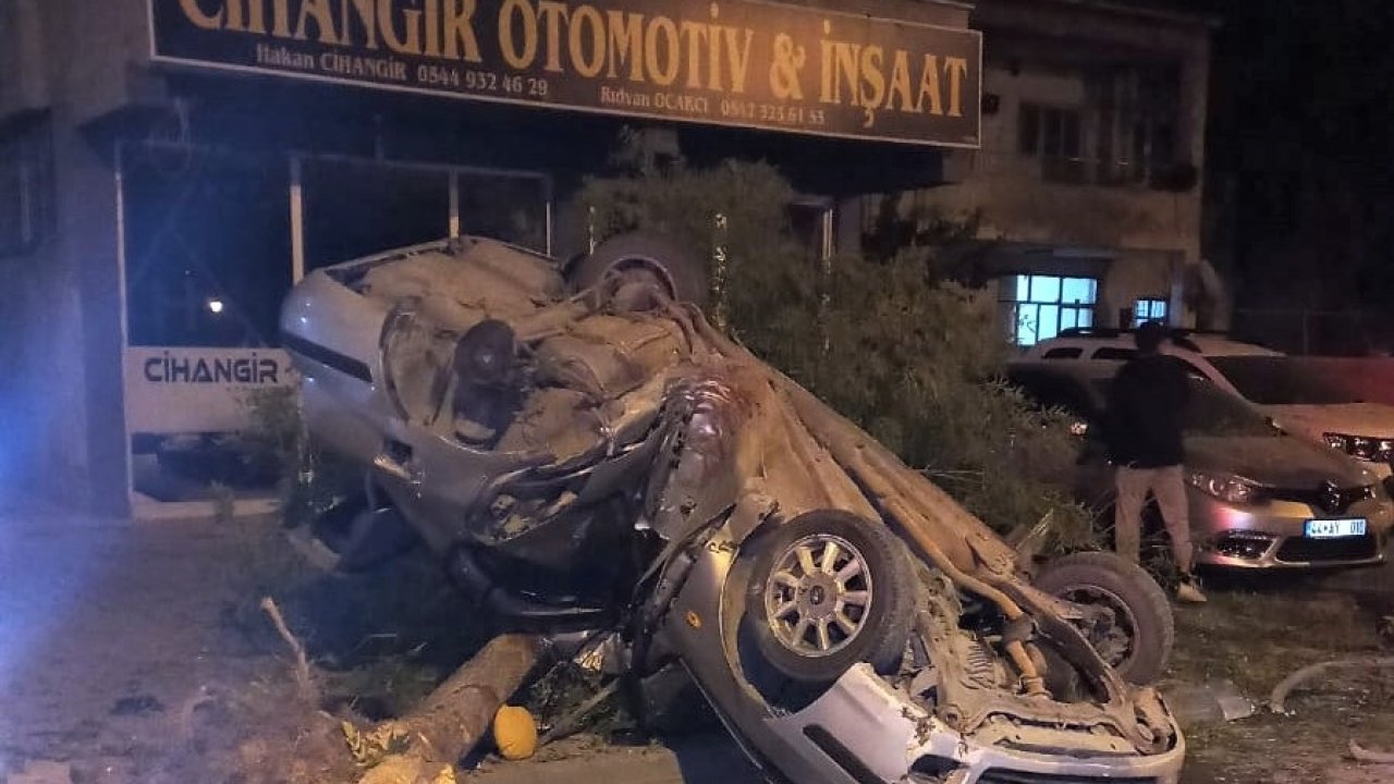 Elbistan’da ağaca çarpan otomobil sürücüsü ağır yaralandı!
