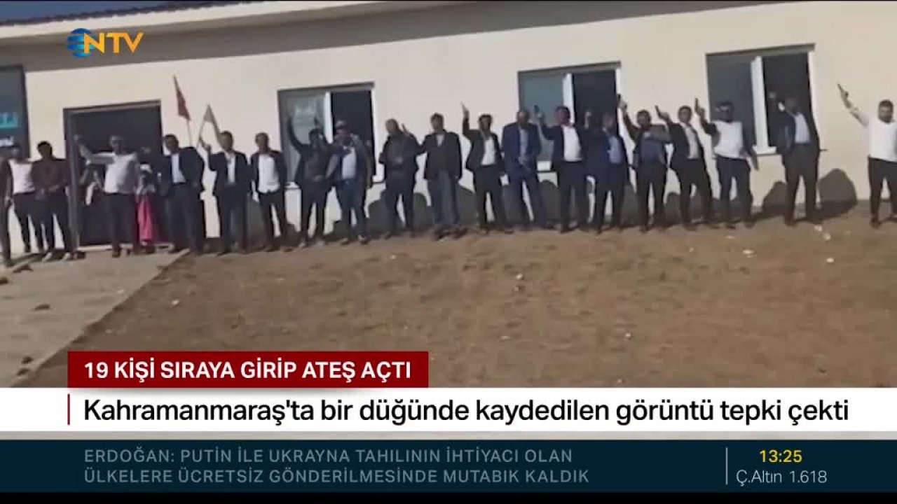 Kahramanmaraş’ta olay yaratan fotoğraf! 19 maganda yan yana dizildi tetiğe bastı