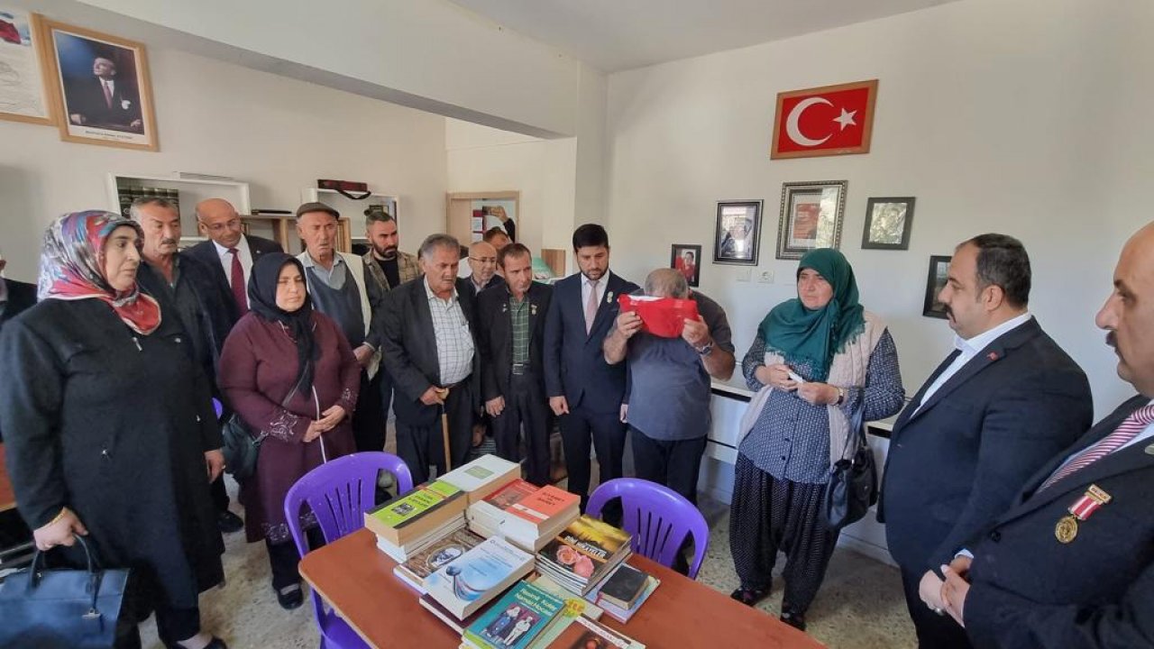 Türkoğlu’nda şehit adına kütüphane açıldı!