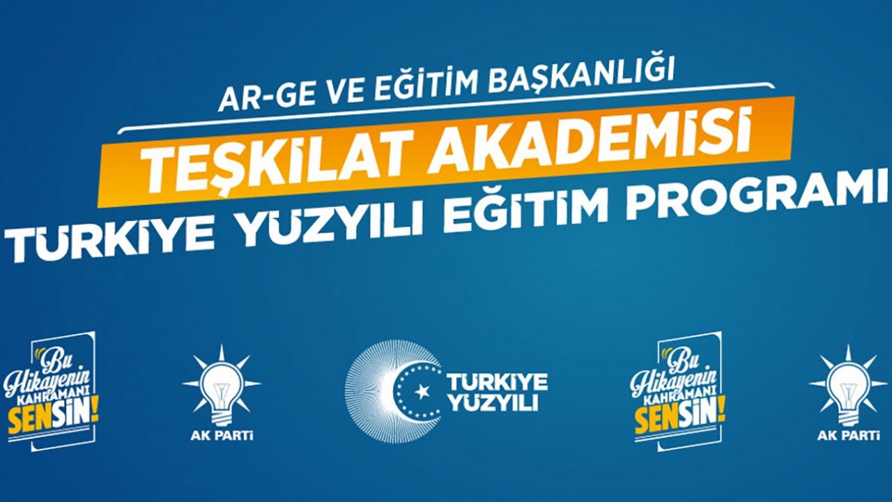 AK Parti Teşkilat Akademisinde 3'üncü dönem eğitimleri başlıyor