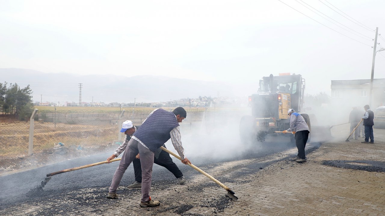 Dulkadiroğlu’ndan Osmanbey’de Asfalt Çalışması