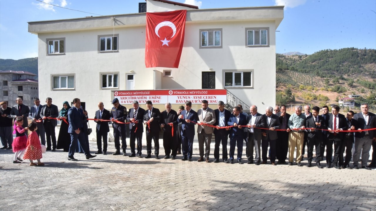 Türkoğlu'nda Kur'an kursu hizmete açıldı!