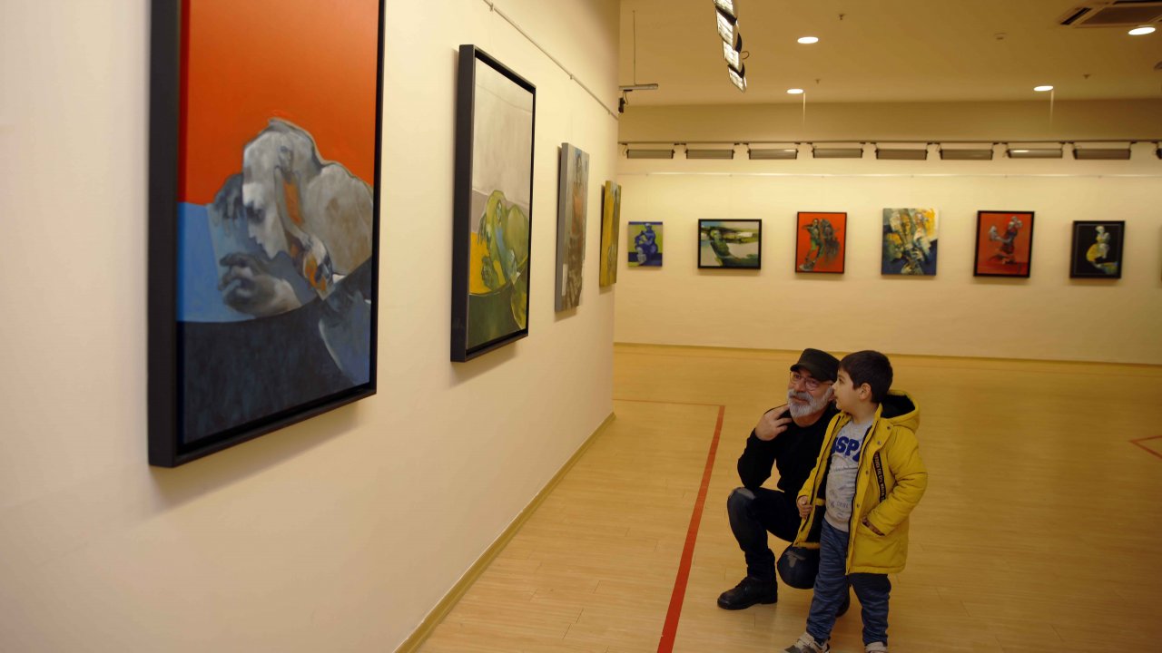 SANKO’da “İnsan” Temalı Resim Sergisi Açıldı