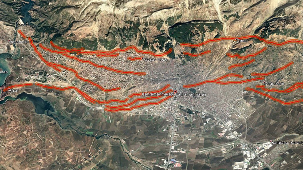 AFAD Kahramanmaraş’taki fay tehlikesine işaret etti!