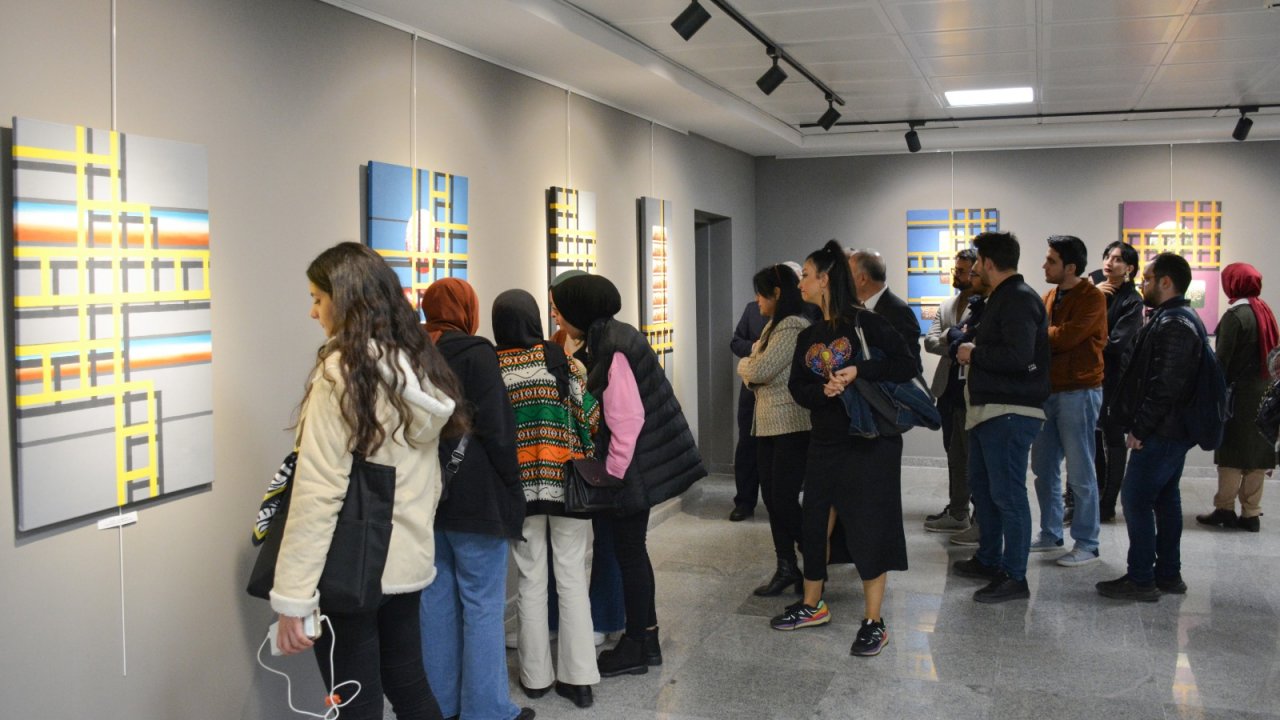 KSÜ’deki resim sergisi Sanatseverlerin Beğenisine Sunuldu