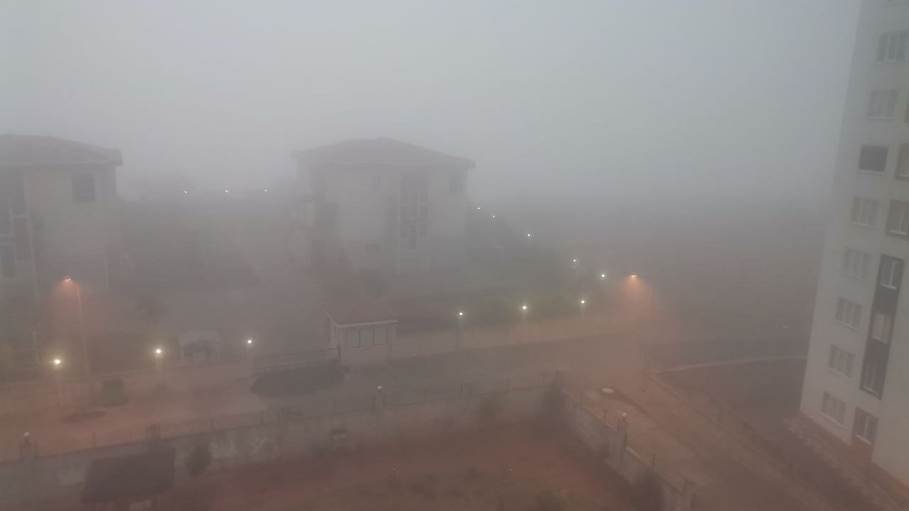 Kahramanmaraş'ta yoğun sis etkili oldu!