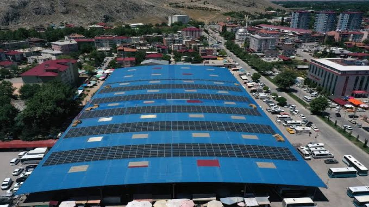 Elbistan Belediyesi’nin GES’i 900 bin kilovat saat elektrik üretti!