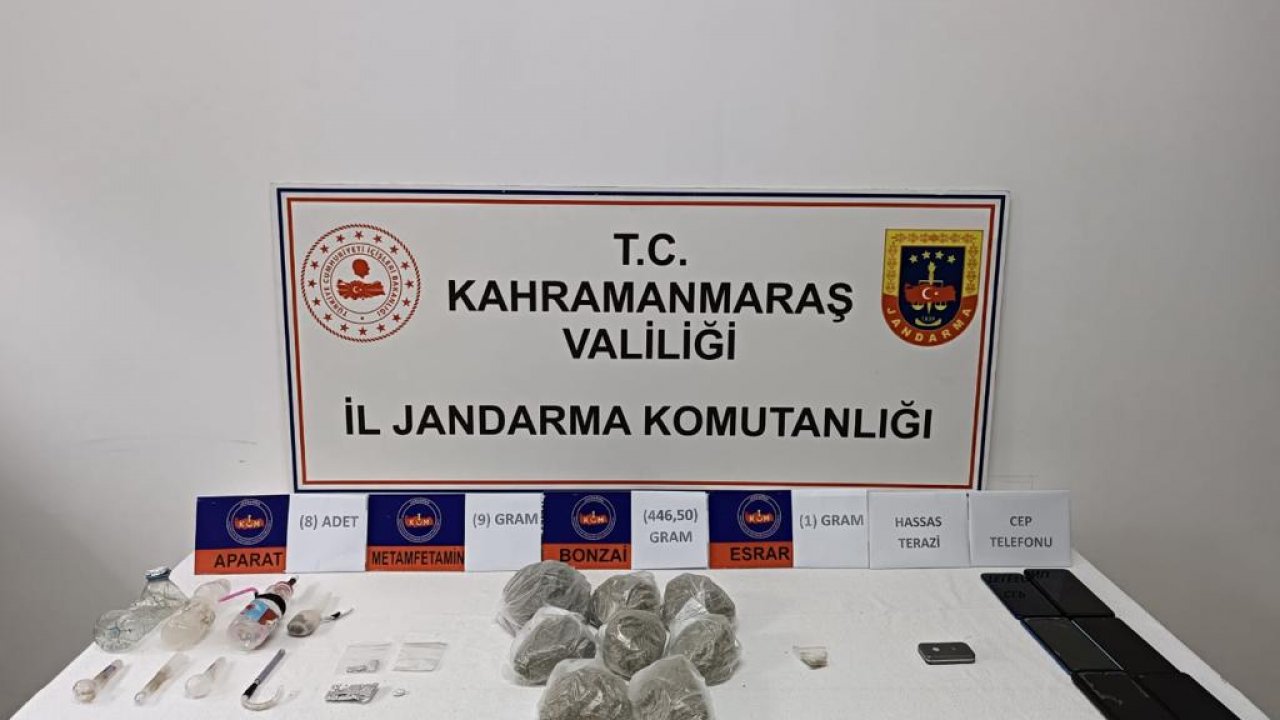 Kahramanmaraş’ta uyuşturucu operasyonu!