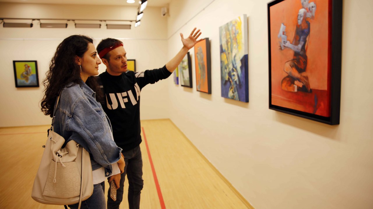 SANKO’da “İnsan” temalı resim sergisi devam ediyor!