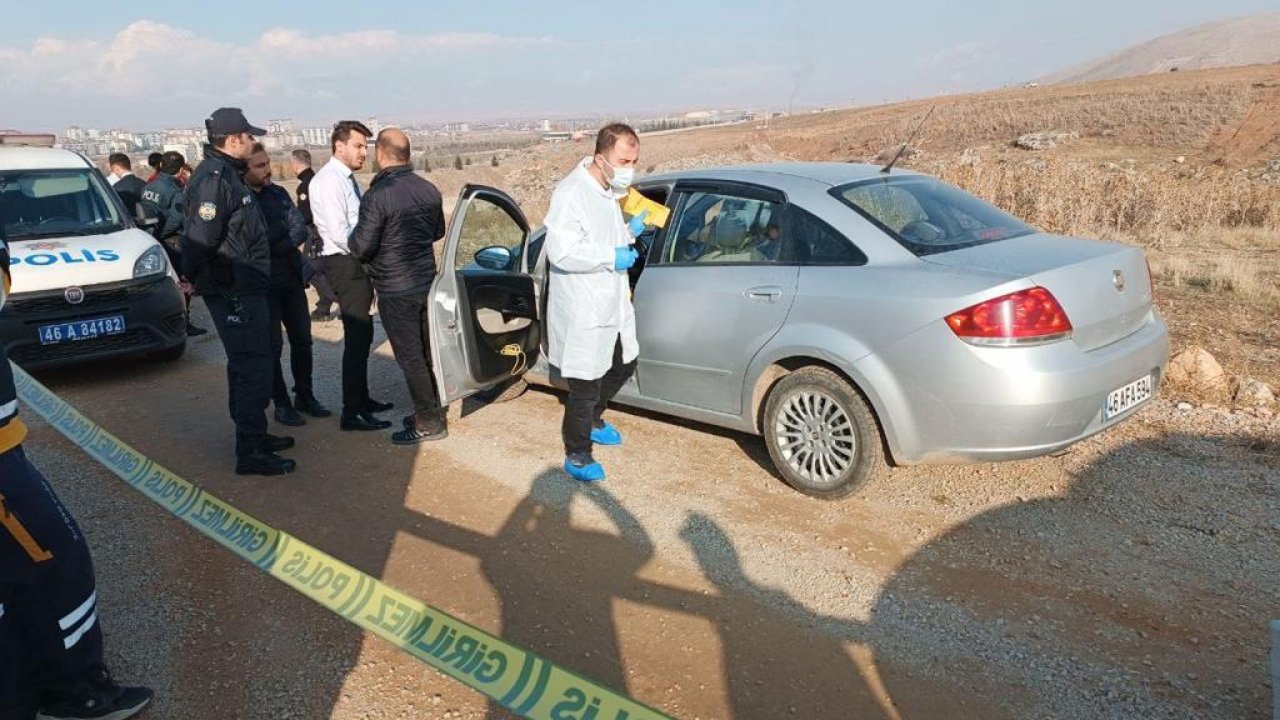 Elbistan’da aracın içinde ceset bulundu!