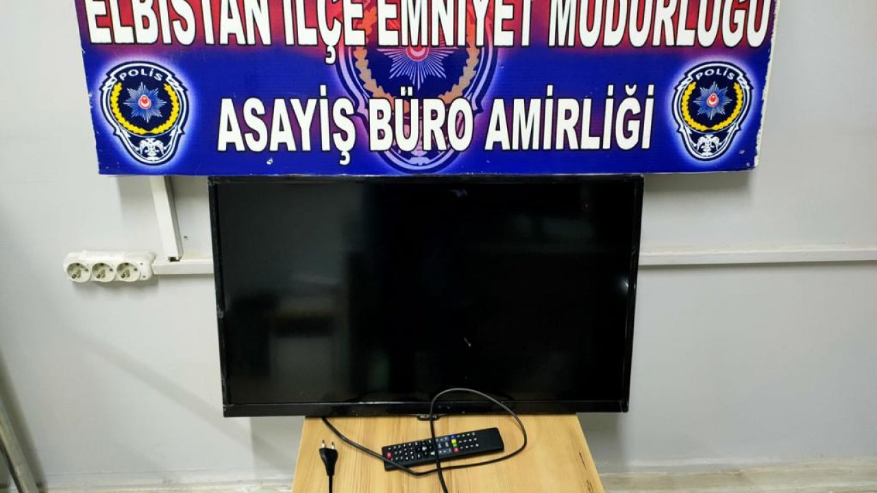 Elbistan’da üvey babasının evini soydu!