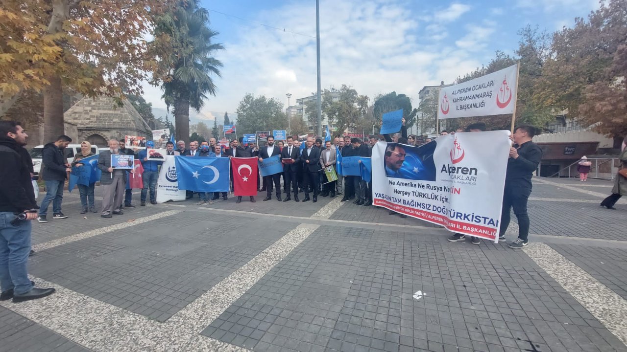 Kahramanmaraş’ta Alperenler  “Zulme Sessiz Kalma” dedi!