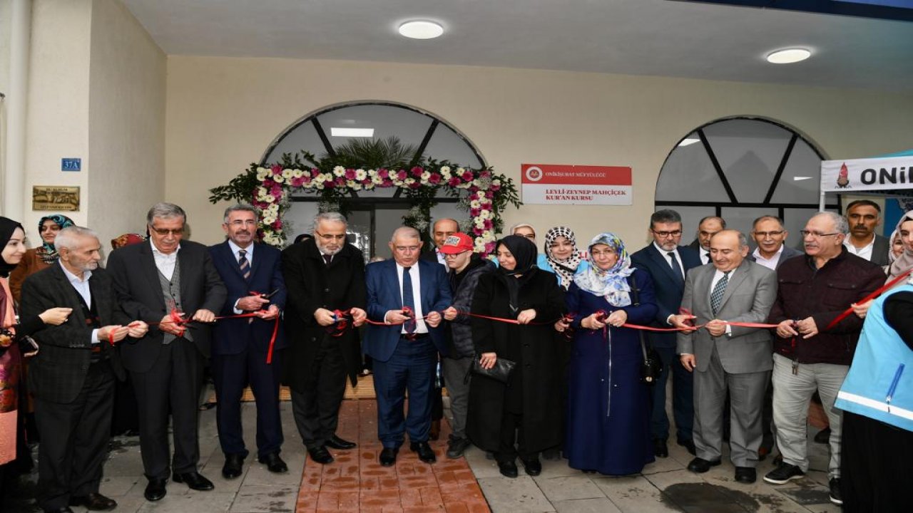 Kahramanmaraş'ta Leyli-Zeynep Mahçiçek Kur’an Eğitim Merkezi dualarla hizmete açıldı!